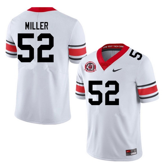 Men #52 Christen Miller Georgia Bulldogs College Football Jerseys Sale-40th Anniversary Men #52 Christen Miller Georgia Bulldogs College Football Jerseys Sale-40th Anniversary