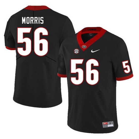 Men #56 Micah Morris Georgia Bulldogs College Football Jerseys Sale-Black Men #56 Micah Morris Georgia Bulldogs College Football Jerseys Sale-Black