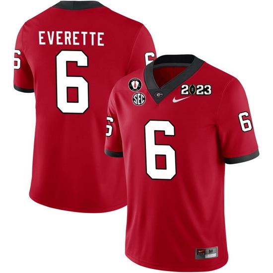 Men #6 Daylen Everette Georgia Bulldogs 2022-23 CTP National Championship Football Jerseys Men #6 Daylen Everette Georgia Bulldogs 2022-23 CTP National Championship Football Jerseys