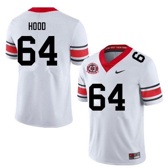 Men #64 Jacob Hood Georgia Bulldogs College Football Jerseys Sale-40th Anniversary Men #64 Jacob Hood Georgia Bulldogs College Football Jerseys Sale-40th Anniversary