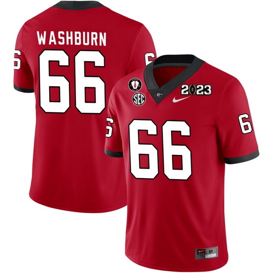 Men #66 Jonathan Washburn Georgia Bulldogs 2022-23 CTP National Championship Football Jerseys Men #66 Jonathan Washburn Georgia Bulldogs 2022-23 CTP National Championship Football Jerseys