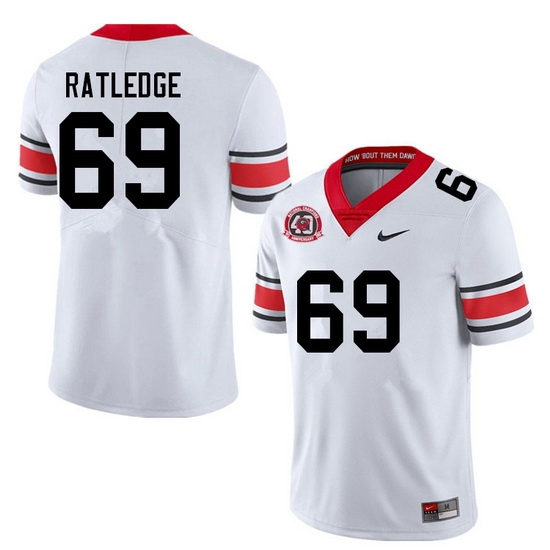 Men #69 Tate Ratledge Georgia Bulldogs College Football Jerseys Sale-40th Anniversary Men #69 Tate Ratledge Georgia Bulldogs College Football Jerseys Sale-40th Anniversary