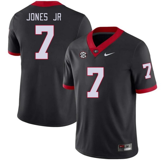 Men #7 Marvin Jones Jr Georgia Bulldogs College Football Jerseys Stitched-Black Men #7 Marvin Jones Jr Georgia Bulldogs College Football Jerseys Stitched-Black