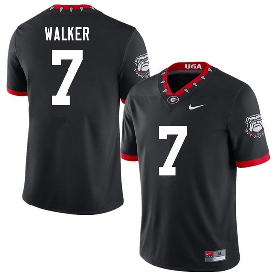 Men #7 Quay Walker Georgia Bulldogs 100th Anniversary College Football Jerseys Sale-100th Black Men #7 Quay Walker Georgia Bulldogs 100th Anniversary College Football Jerseys Sale-100th Black