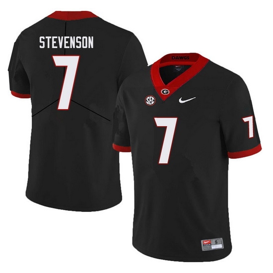 Men #7 Tyrique Stevenson Georgia Bulldogs College Football Jerseys Sale-Black Men #7 Tyrique Stevenson Georgia Bulldogs College Football Jerseys Sale-Black