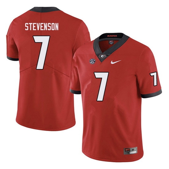 Men #7 Tyrique Stevenson Georgia Bulldogs College Football Jerseys Sale-red Men #7 Tyrique Stevenson Georgia Bulldogs College Football Jerseys Sale-red