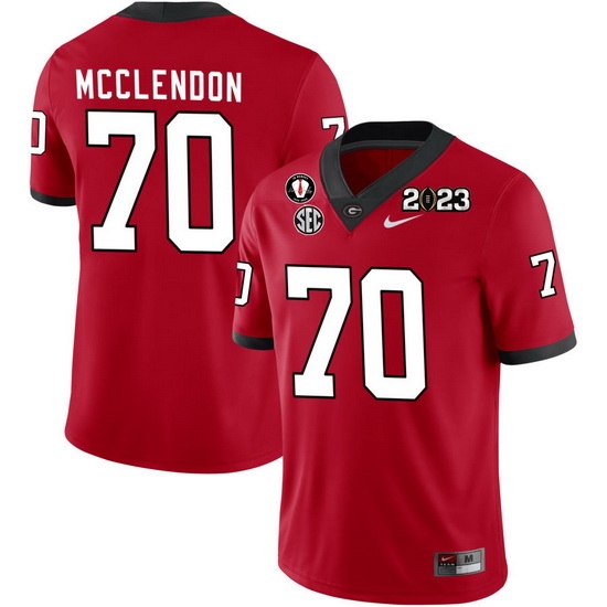Men #70 Warren McClendon Georgia Bulldogs 2022-23 CTP National Championship Football Jerseys Men #70 Warren McClendon Georgia Bulldogs 2022-23 CTP National Championship Football Jerseys