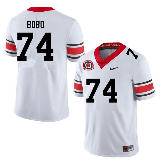 Men #74 Drew Bobo Georgia Bulldogs College Football Jerseys Sale-40th Anniversary Men #74 Drew Bobo Georgia Bulldogs College Football Jerseys Sale-40th Anniversary