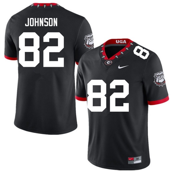 Men #82 Logan Johnson Georgia Bulldogs College Football Jerseys Sale-100th Anniversary Men #82 Logan Johnson Georgia Bulldogs College Football Jerseys Sale-100th Anniversary