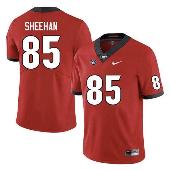 Men #85 Drew Sheehan Georgia Bulldogs College Football Jerseys Sale-Red Anniversary Men #85 Drew Sheehan Georgia Bulldogs College Football Jerseys Sale-Red Anniversary