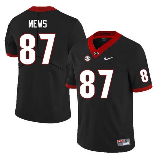 Men #87 Mekhi Mews Georgia Bulldogs College Football Jerseys Sale-Black Anniversary Men #87 Mekhi Mews Georgia Bulldogs College Football Jerseys Sale-Black Anniversary