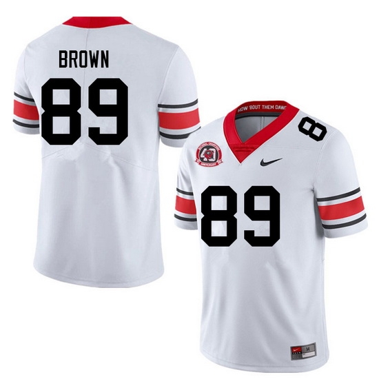 Men #89 Malcolm Brown Georgia Bulldogs College Football Jerseys Sale-40th Anniversary Men #89 Malcolm Brown Georgia Bulldogs College Football Jerseys Sale-40th Anniversary