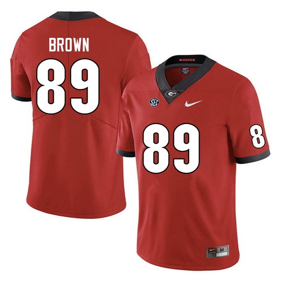 Men #89 Malcolm Brown Georgia Bulldogs College Football Jerseys Sale-Red Anniversary Men #89 Malcolm Brown Georgia Bulldogs College Football Jerseys Sale-Red Anniversary