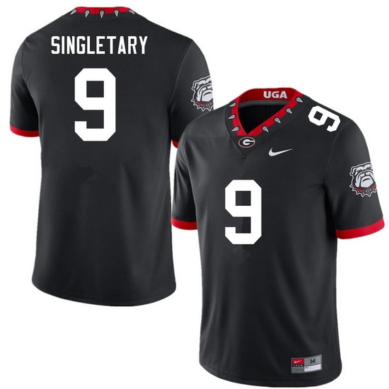 Men #9 Jaheim Singletary Georgia Bulldogs College Football Jerseys Sale-100th Anniversary Men #9 Jaheim Singletary Georgia Bulldogs College Football Jerseys Sale-100th Anniversary