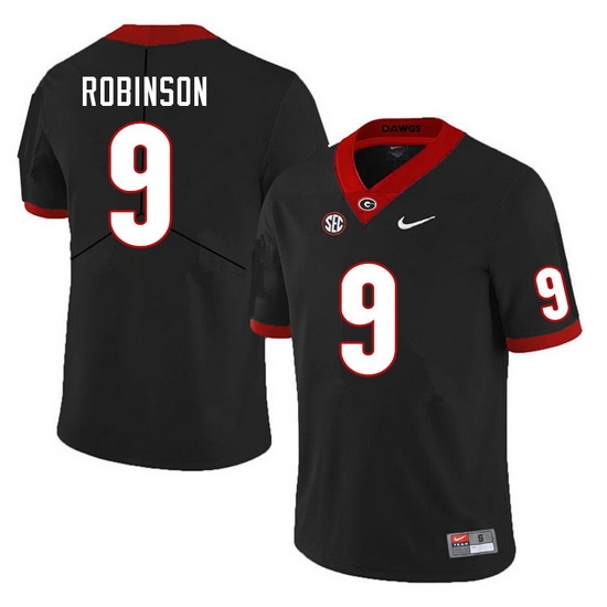 Men #9 Justin Robinson Georgia Bulldogs College Football Jerseys Sale-Black Men #9 Justin Robinson Georgia Bulldogs College Football Jerseys Sale-Black