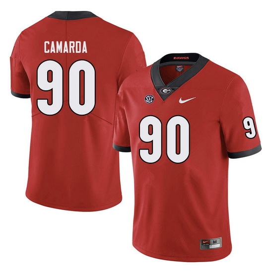 Men #90 Jake Camarda Georgia Bulldogs College Football Jerseys red Men #90 Jake Camarda Georgia Bulldogs College Football Jerseys red