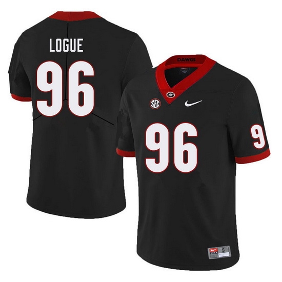 Men #96 Zion Logue Georgia Bulldogs College Football Jerseys Sale-Black Men #96 Zion Logue Georgia Bulldogs College Football Jerseys Sale-Black