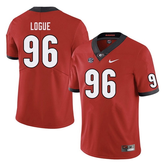 Men #96 Zion Logue Georgia Bulldogs College Football Jerseys Sale-Red Men #96 Zion Logue Georgia Bulldogs College Football Jerseys Sale-Red
