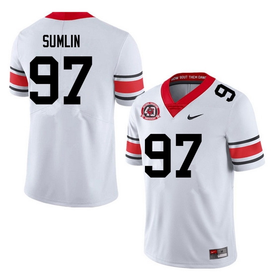Men #97 Matthew Sumlin Georgia Bulldogs College Football Jerseys Sale-40th Anniversary Men #97 Matthew Sumlin Georgia Bulldogs College Football Jerseys Sale-40th Anniversary