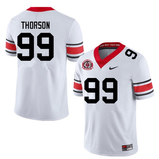 Men #99 Brett Thorson Georgia Bulldogs College Football Jerseys Sale-40th Anniversary Men #99 Brett Thorson Georgia Bulldogs College Football Jerseys Sale-40th Anniversary