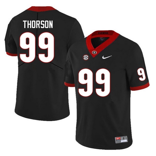 Men #99 Brett Thorson Georgia Bulldogs College Football Jerseys Sale-Black Anniversary Men #99 Brett Thorson Georgia Bulldogs College Football Jerseys Sale-Black Anniversary