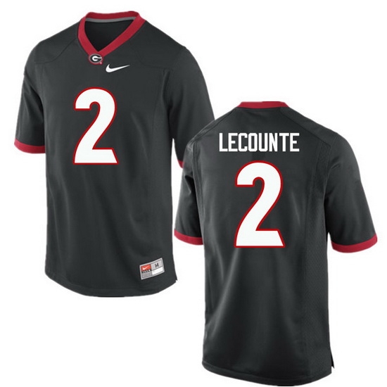 Men Georgia Bulldogs #2 Richard LeCounte College Football Jerseys-Black Men Georgia Bulldogs #2 Richard LeCounte College Football Jerseys-Black