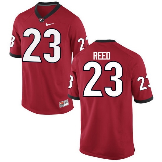 Men Georgia Bulldogs #23 J.R. Reed College Football Jerseys-Red Men Georgia Bulldogs #23 J.R. Reed College Football Jerseys-Red