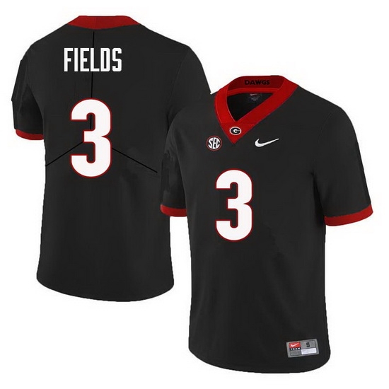 Men Georgia Bulldogs #3 Zamir White College Football Jerseys Sale-Black Men Georgia Bulldogs #3 Zamir White College Football Jerseys Sale-Black