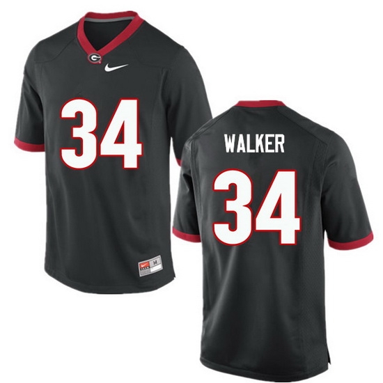 Men Georgia Bulldogs #34 Herschel Walker College Football Jerseys-Black Men Georgia Bulldogs #34 Herschel Walker College Football Jerseys-Black
