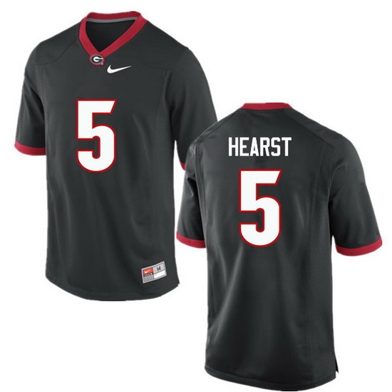 Men Georgia Bulldogs #5 Garrison Hearst College Football Jerseys-Black Men Georgia Bulldogs #5 Garrison Hearst College Football Jerseys-Black