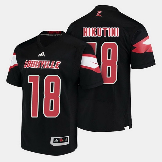 Louisville Cardinals Cole Hikutini College Football Black Jersey Louisville Cardinals Cole Hikutini College Football Black Jersey