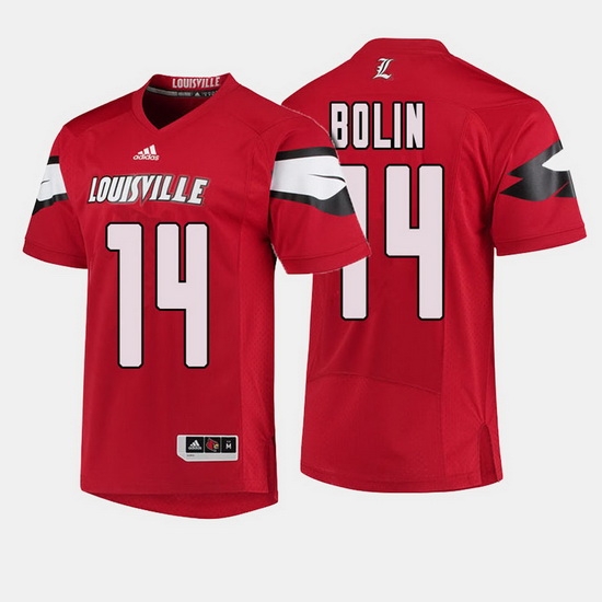 Louisville Cardinals Kyle Bolin College Football Red Jersey Louisville Cardinals Kyle Bolin College Football Red Jersey