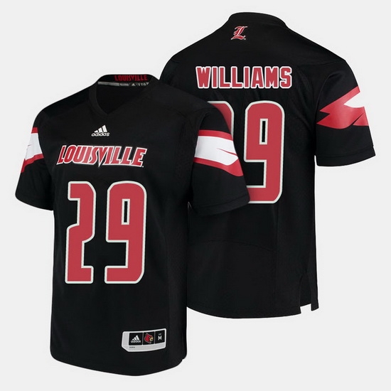Louisville Cardinals Malik Williams College Football Black Jersey Louisville Cardinals Malik Williams College Football Black Jersey