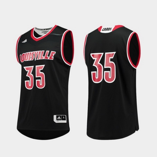 Men Louisville Cardinals Black Replica College Basketball Adidas Jersey Men Louisville Cardinals Black Replica College Basketball Adidas Jersey