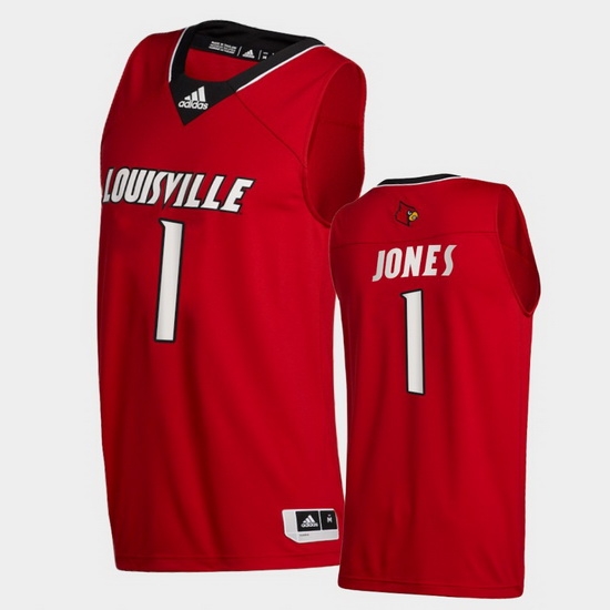 Men Louisville Cardinals Carlik Jones College Basketball Red Swingman 2020 21 Jersey Men Louisville Cardinals Carlik Jones College Basketball Red Swingman 2020 21 Jersey