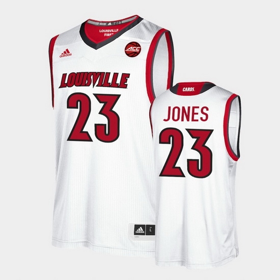 Men Louisville Cardinals Jazmine Jones Replica White 2020 Draft Jersey Men Louisville Cardinals Jazmine Jones Replica White 2020 Draft Jersey