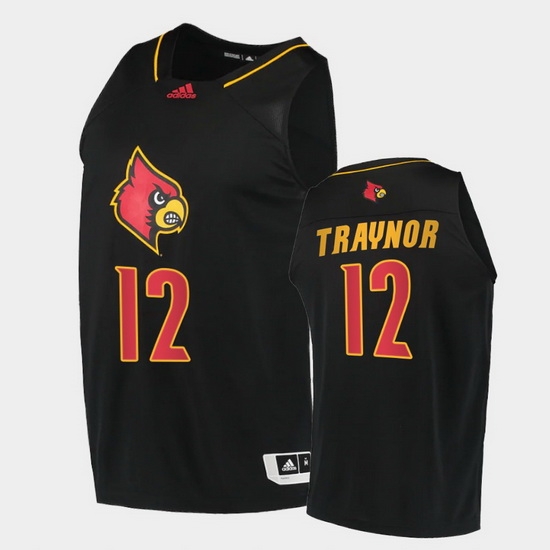 Men Louisville Cardinals Jj Traynor Alternate Black College Basketball 2020 21 Jersey Men Louisville Cardinals Jj Traynor Alternate Black College Basketball 2020 21 Jersey