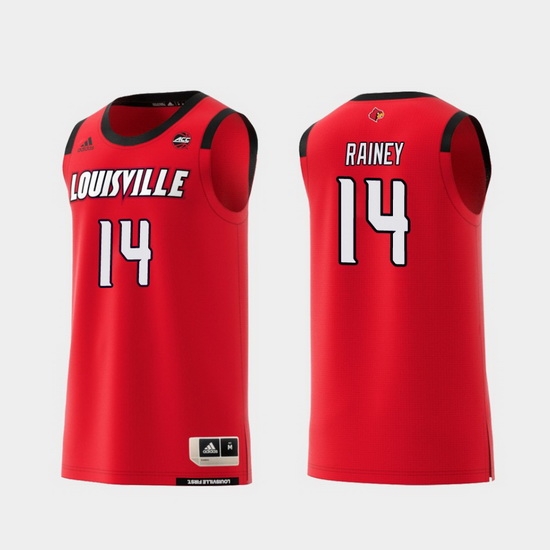 Men Louisville Cardinals Will Rainey Red Replica College Basketball Jersey Men Louisville Cardinals Will Rainey Red Replica College Basketball Jersey