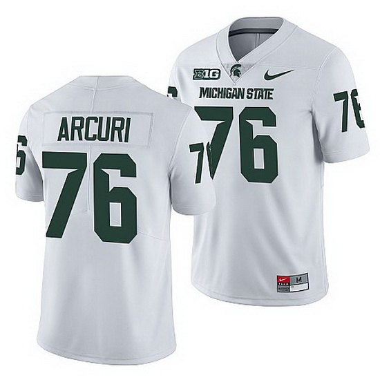 Michigan State Spartans Aj Arcuri White Limited Men Jersey Michigan State Spartans Aj Arcuri White Limited Men Jersey