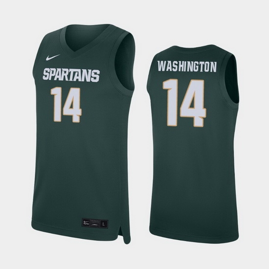 Michigan State Spartans Brock Washington Green Replica Men'S Jersey Michigan State Spartans Brock Washington Green Replica Men'S Jersey