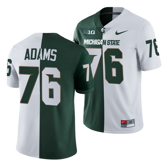 Michigan State Spartans Flozell Adams Michigan State Spartans Split Edition Jersey Michigan State Spartans Flozell Adams Michigan State Spartans Split Edition Jersey