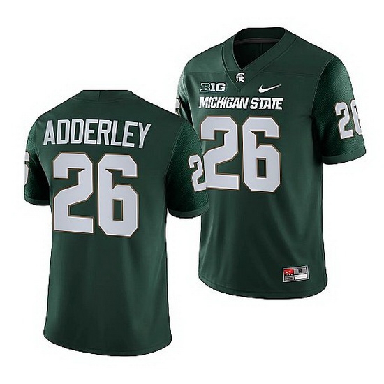 Michigan State Spartans Herb Adderley Green College Football Nfl Game Jersey Michigan State Spartans Herb Adderley Green College Football Nfl Game Jersey