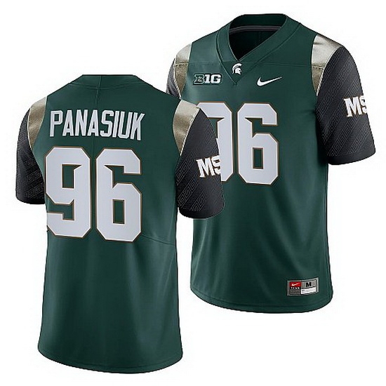 Michigan State Spartans Jacub Panasiuk Green College Football Men Jersey Michigan State Spartans Jacub Panasiuk Green College Football Men Jersey