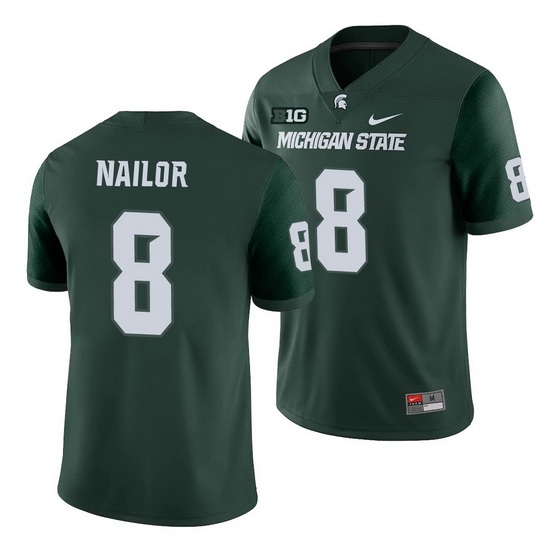 Michigan State Spartans Jalen Nailor Green College Football Michigan State Spartans Jersey Michigan State Spartans Jalen Nailor Green College Football Michigan State Spartans Jersey