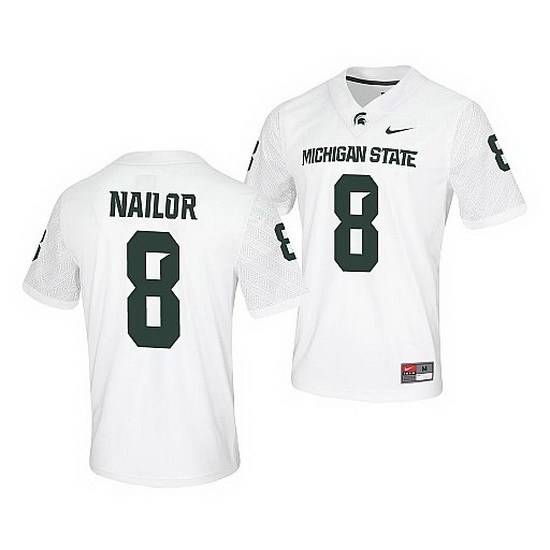 Michigan State Spartans Jalen Nailor White Untouchable Men'S Jersey Michigan State Spartans Jalen Nailor White Untouchable Men'S Jersey