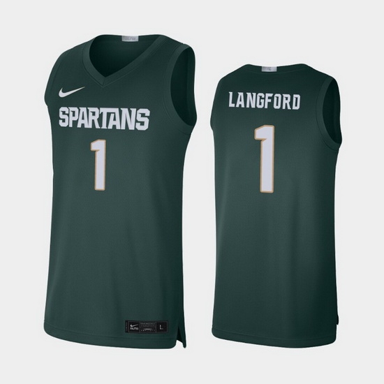 Michigan State Spartans Joshua Langford Green Limited Men'S Jersey Michigan State Spartans Joshua Langford Green Limited Men'S Jersey