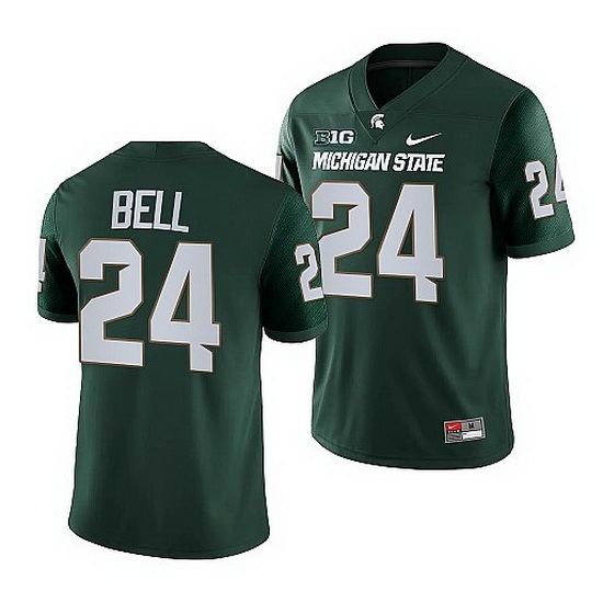 Michigan State Spartans Le'Veon Bell Green College Football Nfl Game Jersey Michigan State Spartans Le'Veon Bell Green College Football Nfl Game Jersey