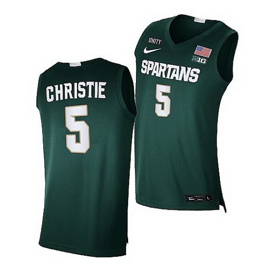 Michigan State Spartans Max Christie Green College Basketball 2021 22Limited Jersey Michigan State Spartans Max Christie Green College Basketball 2021 22Limited Jersey