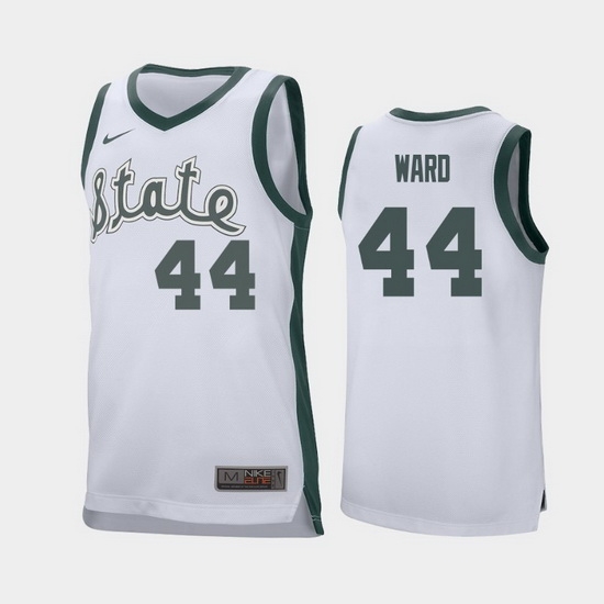 Michigan State Spartans Nick Ward White Retro Replica Men'S Jersey Michigan State Spartans Nick Ward White Retro Replica Men'S Jersey