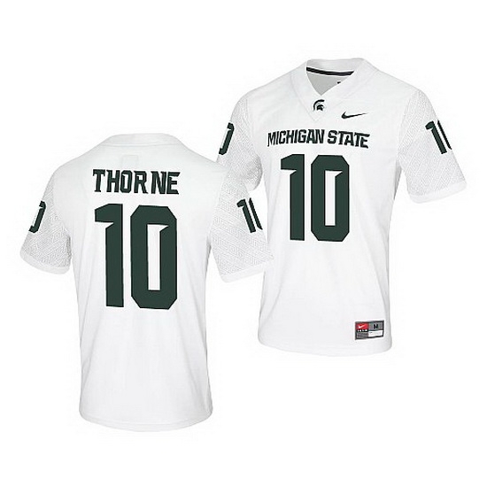 Michigan State Spartans Payton Thorne White Untouchable Men'S Jersey Michigan State Spartans Payton Thorne White Untouchable Men'S Jersey